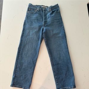 Levi’s Ribcage Straight Ankle Jeans, Size 30